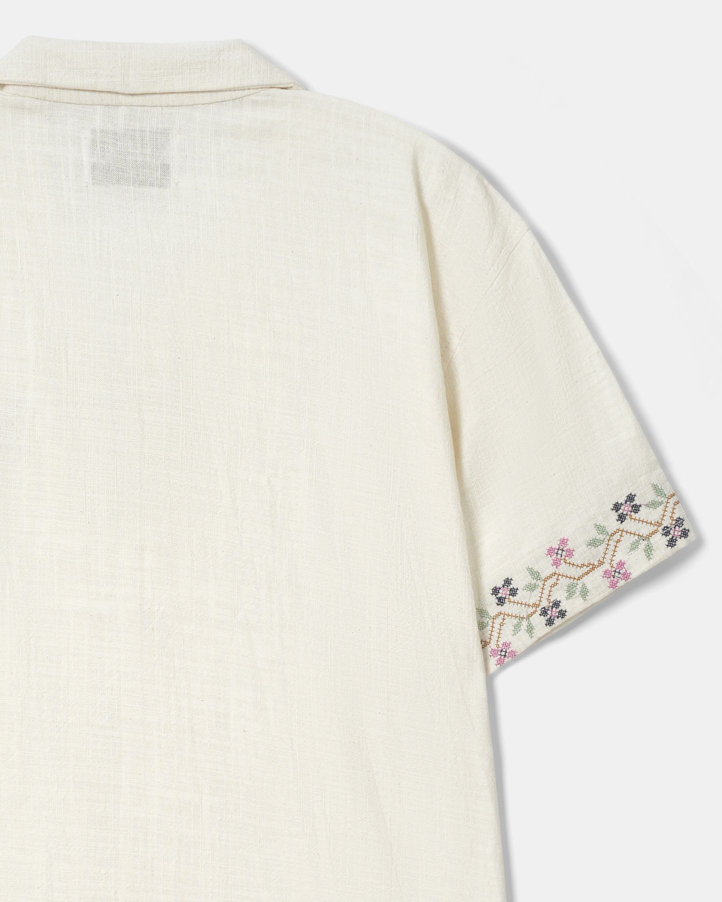 WHITE HEIRLOOM BUTTON DOWN - Khoja.co