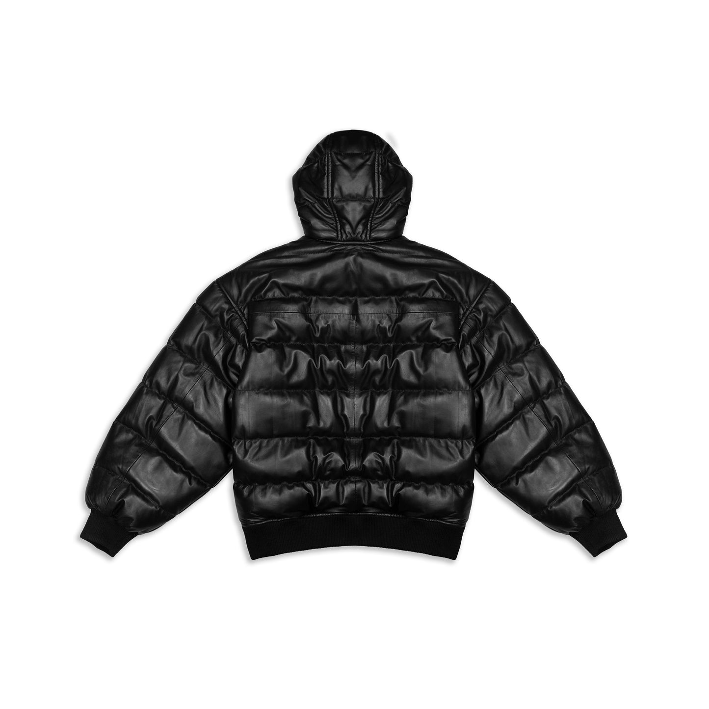 PHANTOM LEATHER HOODIE - Khoja.co