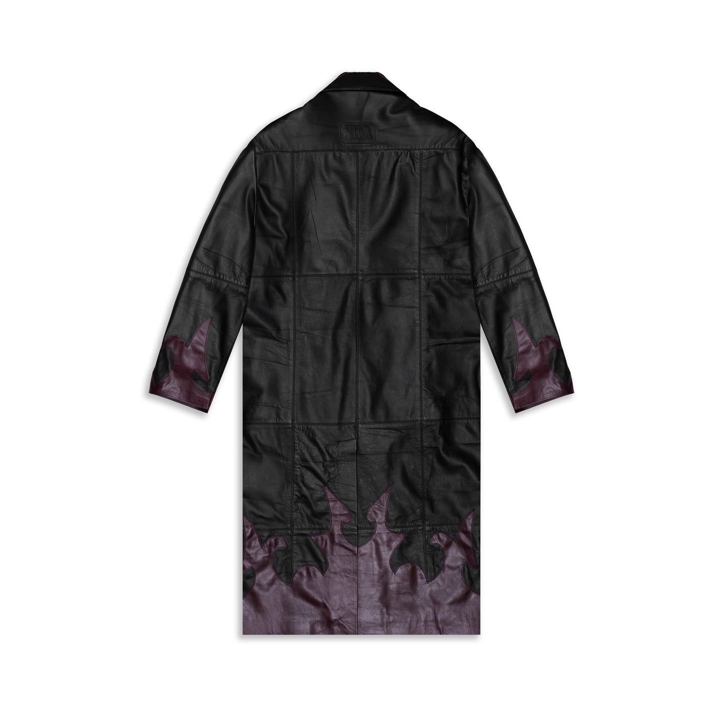 INFERNO ELEGANCE LEATHER COAT - Khoja.co