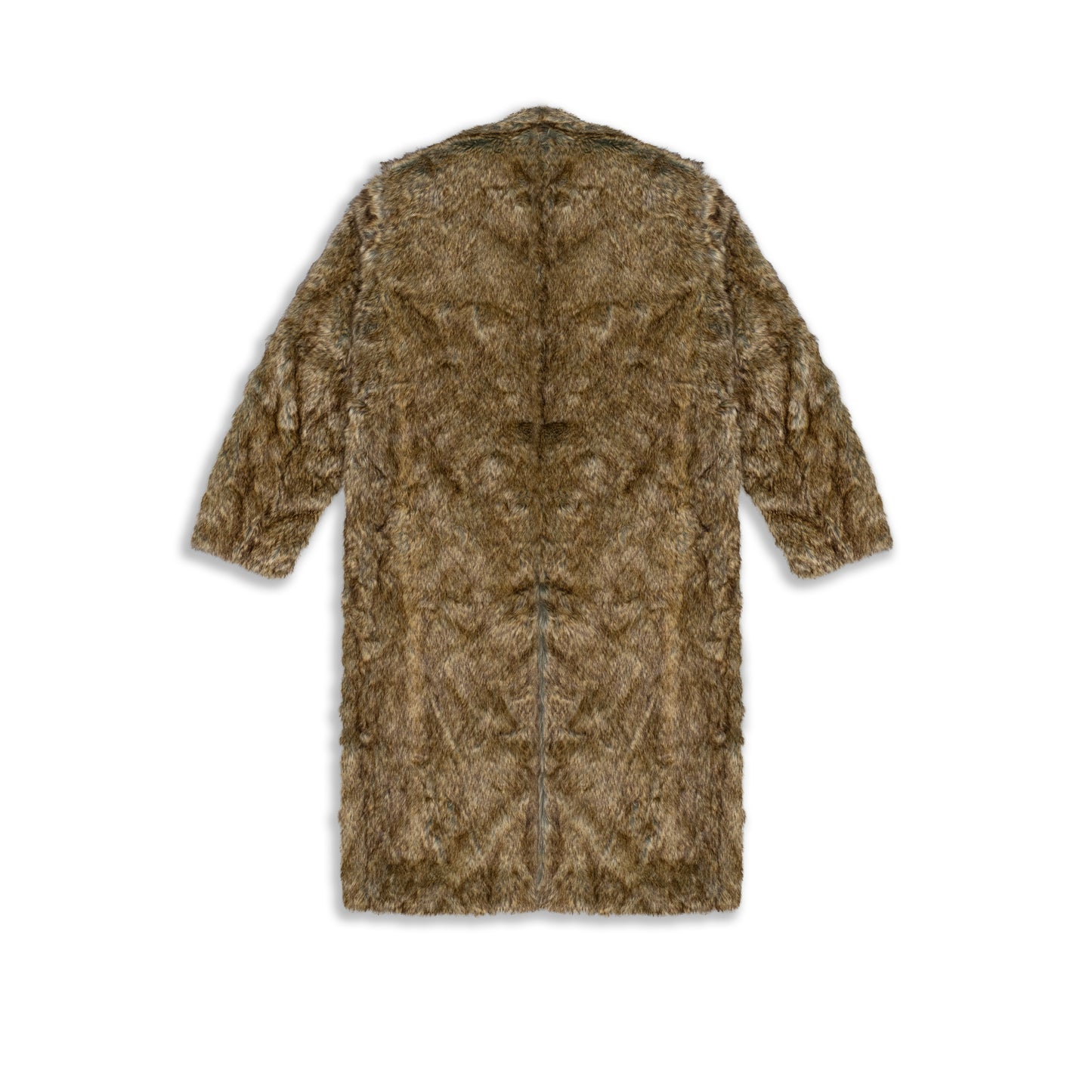 BROWN MAJESTY FUR COAT - Khoja.co