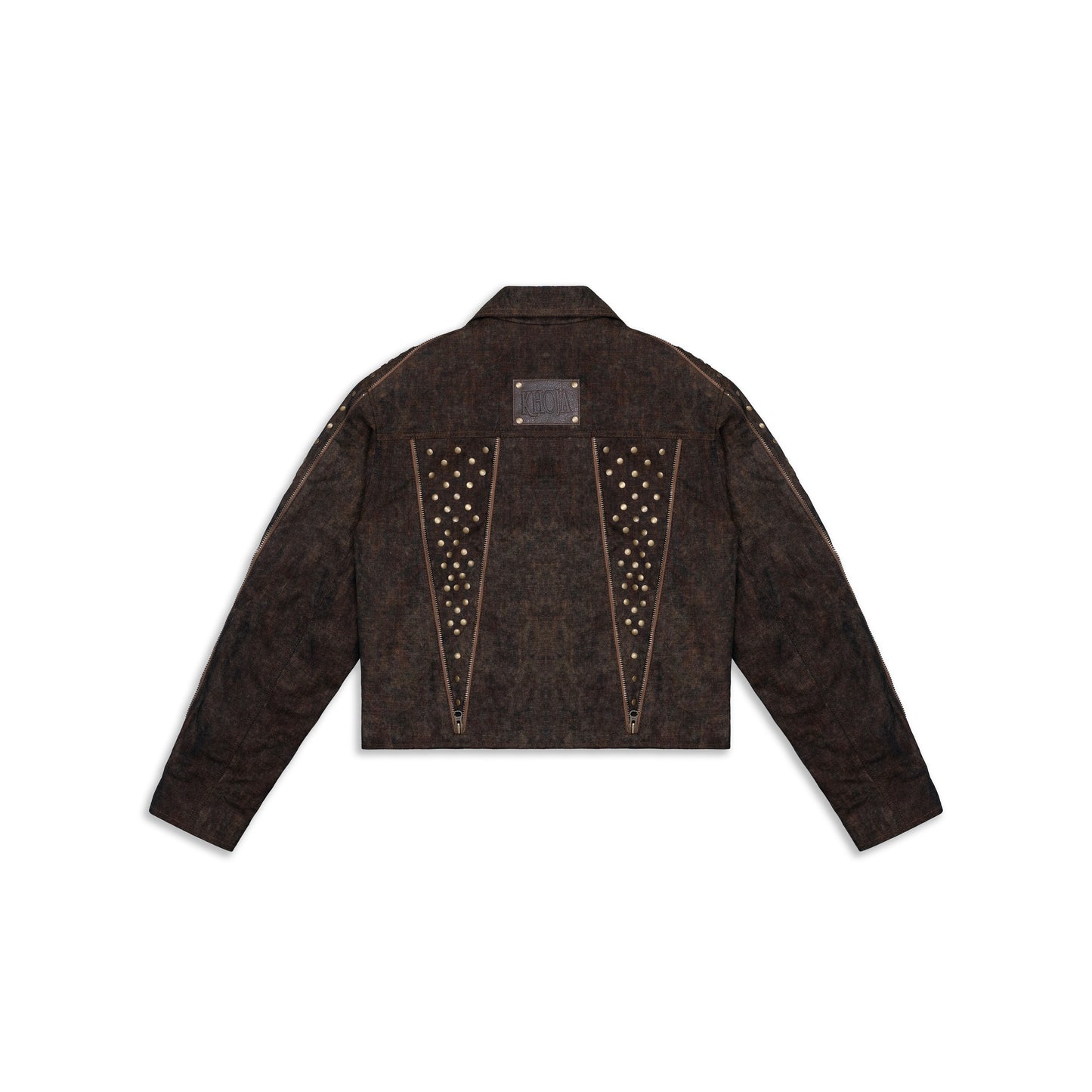 BRASS BOUND ACIDWASH JACKET - Khoja.co