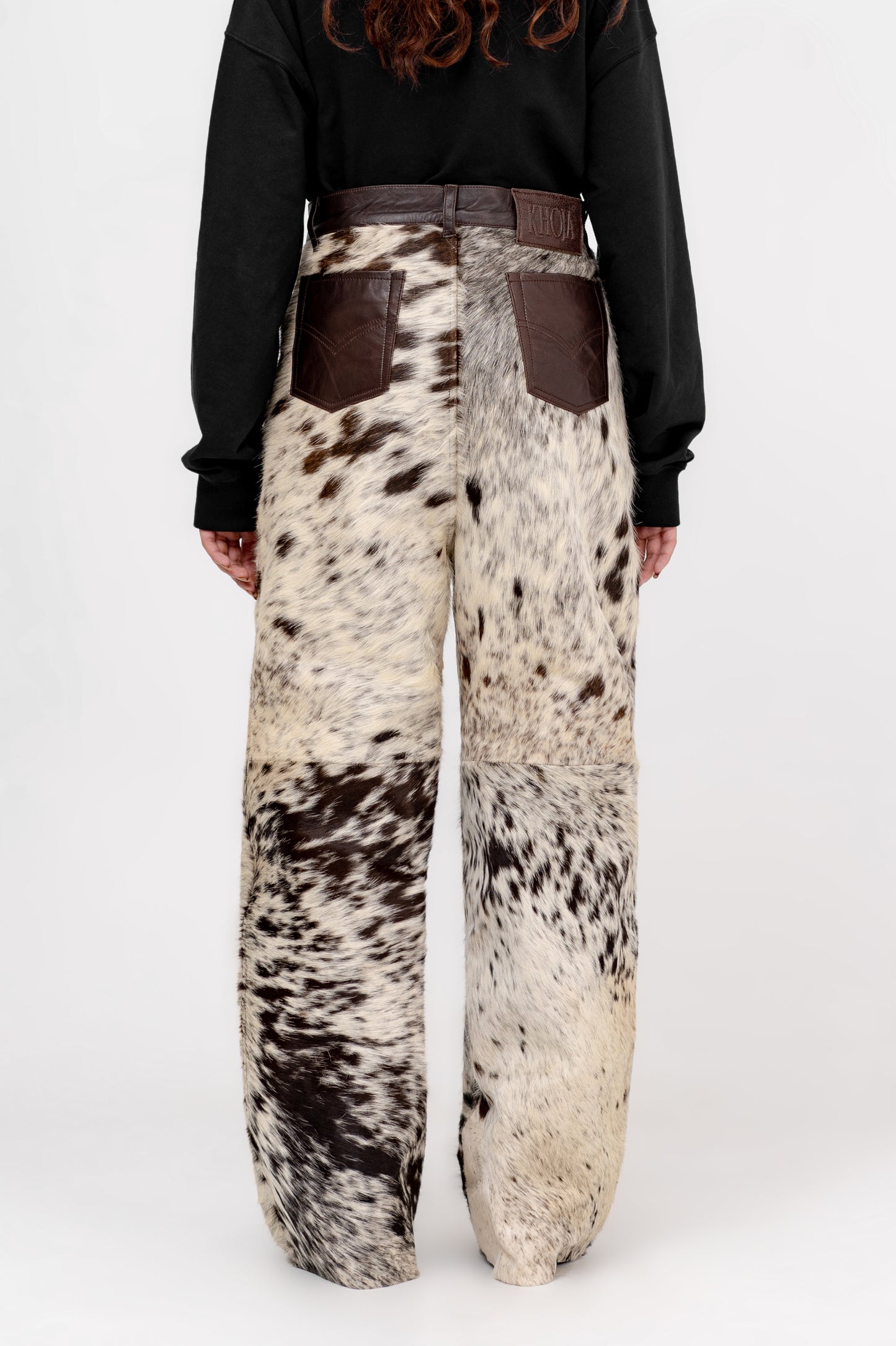 “The Majestic Mirage" Hair-on Leather Pants - Khoja.co