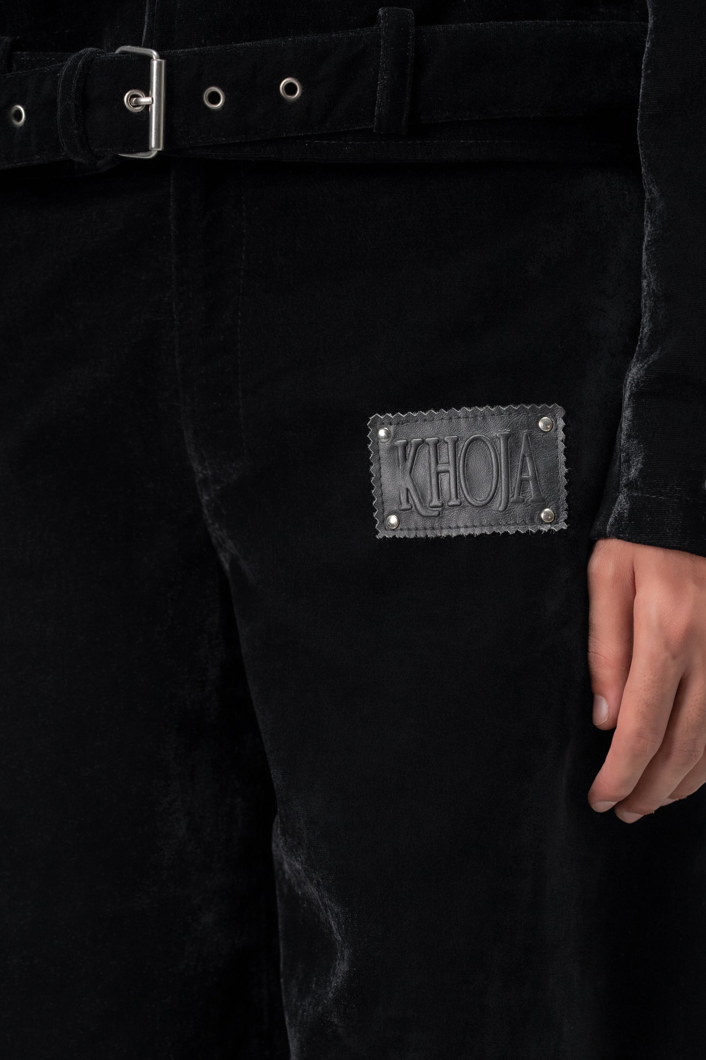 ONYX VELVET TROUSERS - Khoja.co