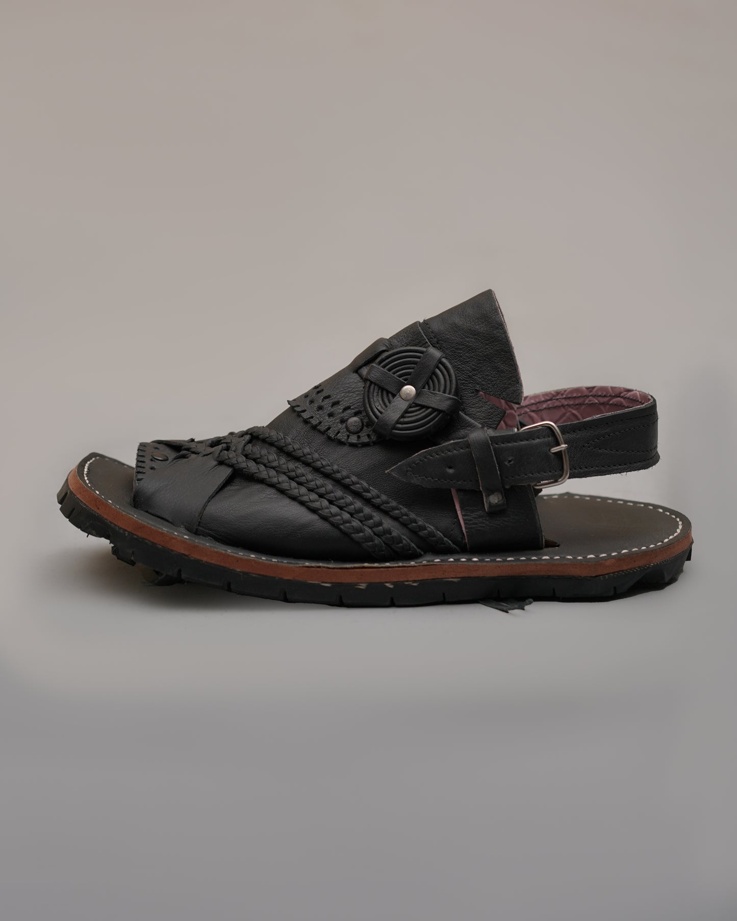 Balochi Leather Handmade Chappal - Khoja.co