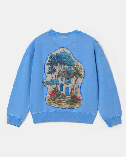 SKY BLUE HAVEN SWEATSHIRT - Khoja.co