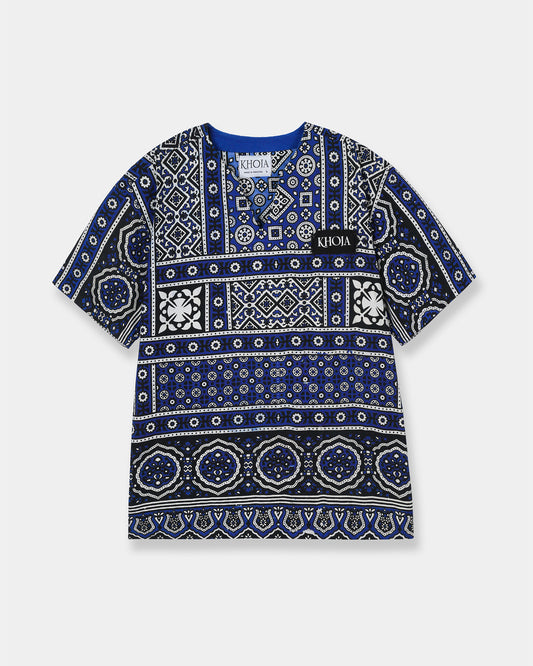 BLUE AJRAK POLO - Khoja.co