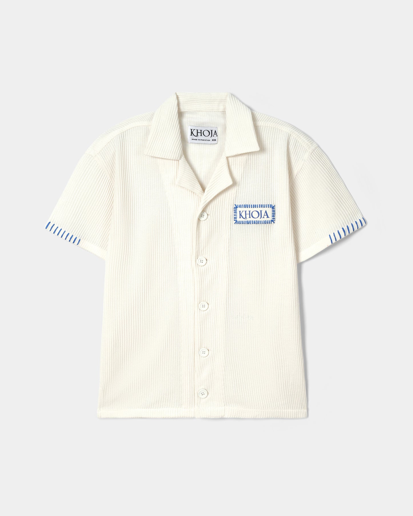 WAFFLE BUTTON DOWN - Khoja.co