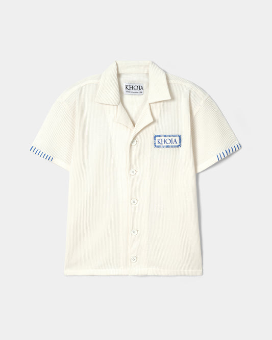 WAFFLE BUTTON DOWN - Khoja.co
