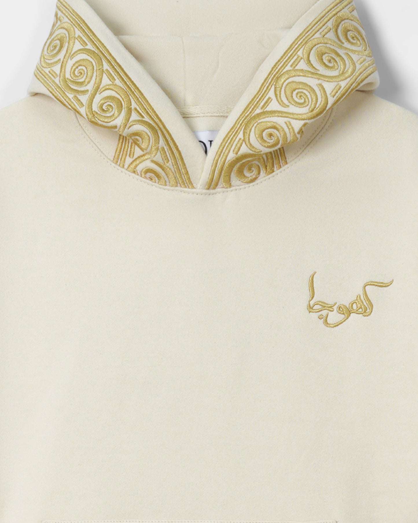BEIGE GOLDEN ROOTS HOODIE - Khoja.co