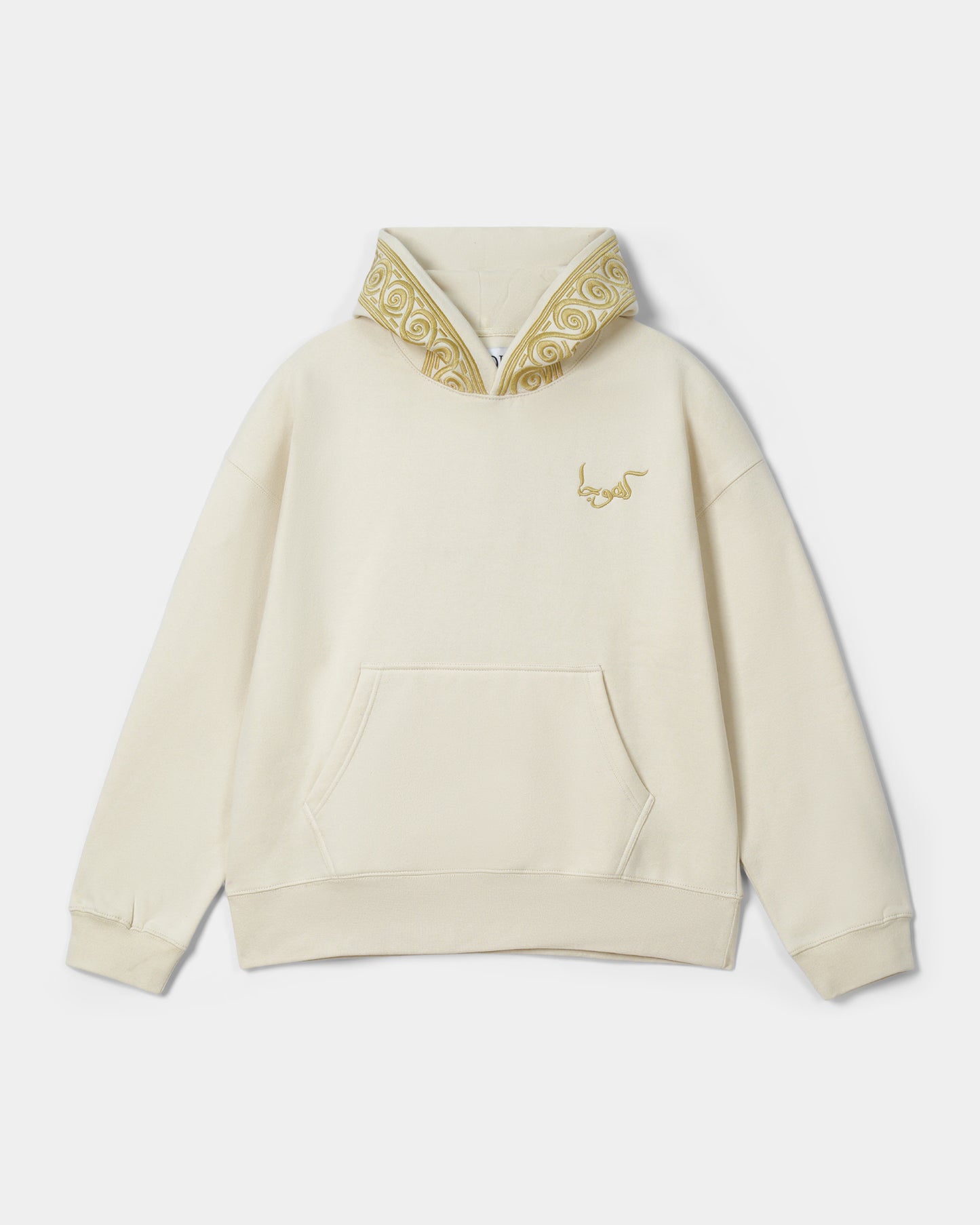 BEIGE GOLDEN ROOTS HOODIE - Khoja.co