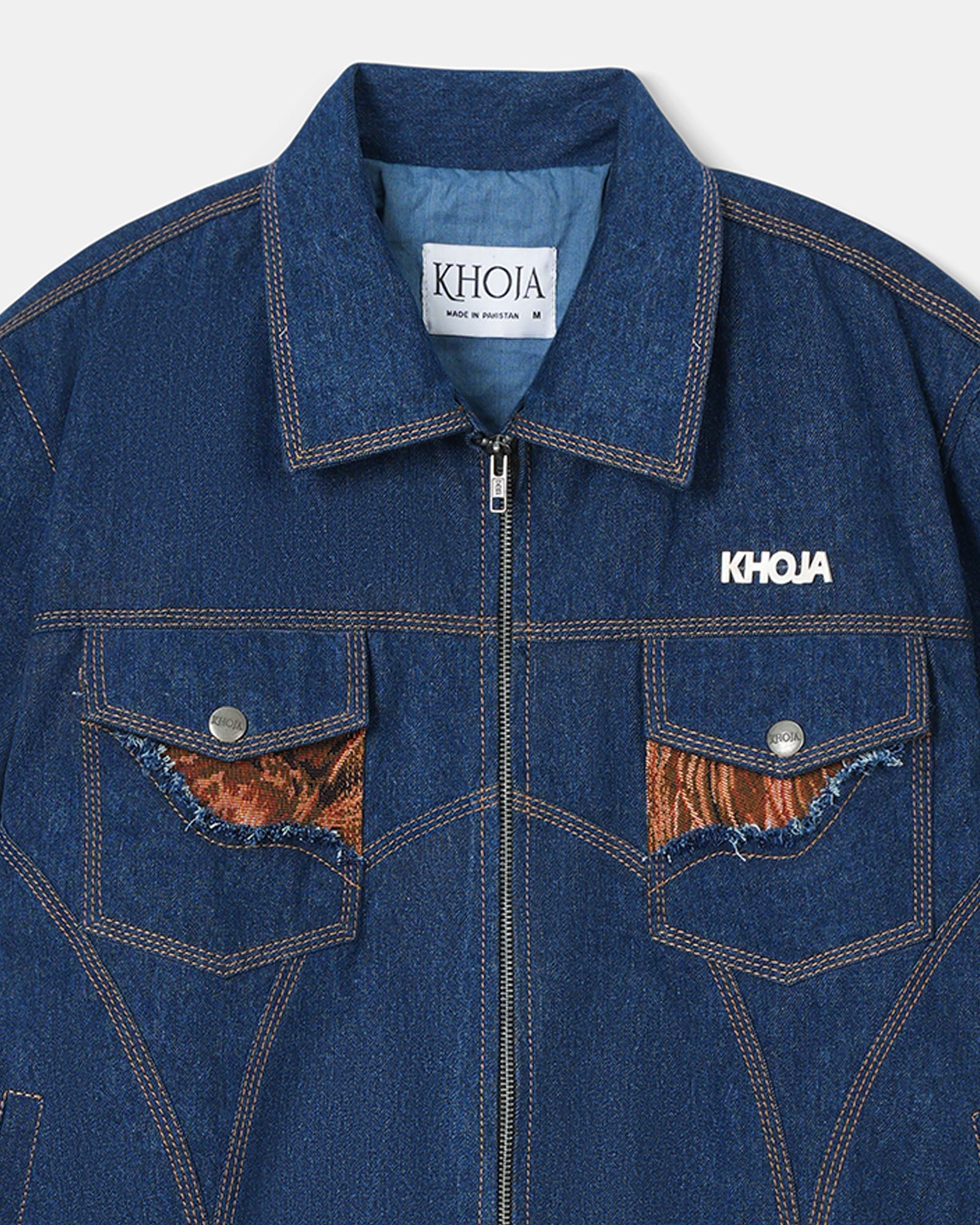 DENIM LUXE JACKET - Khoja.co