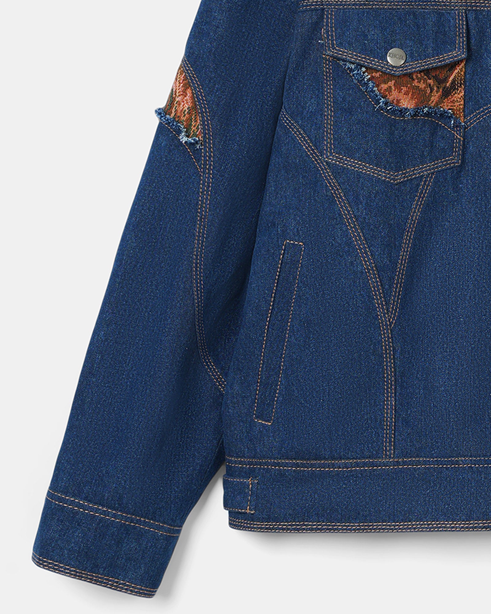 DENIM LUXE JACKET - Khoja.co