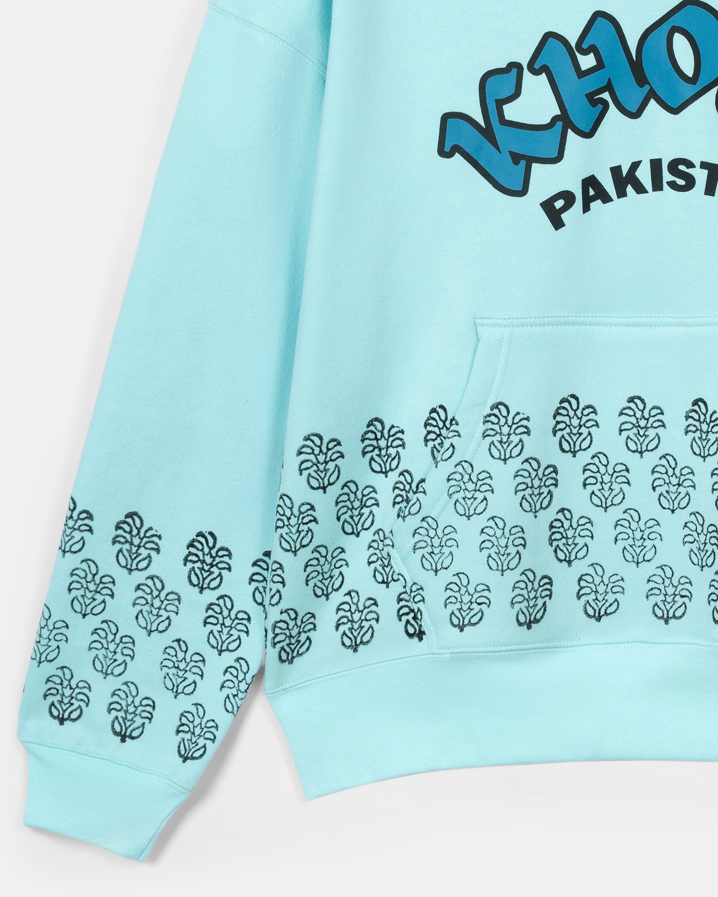 BLUE BLOOM HOODIE - Khoja.co