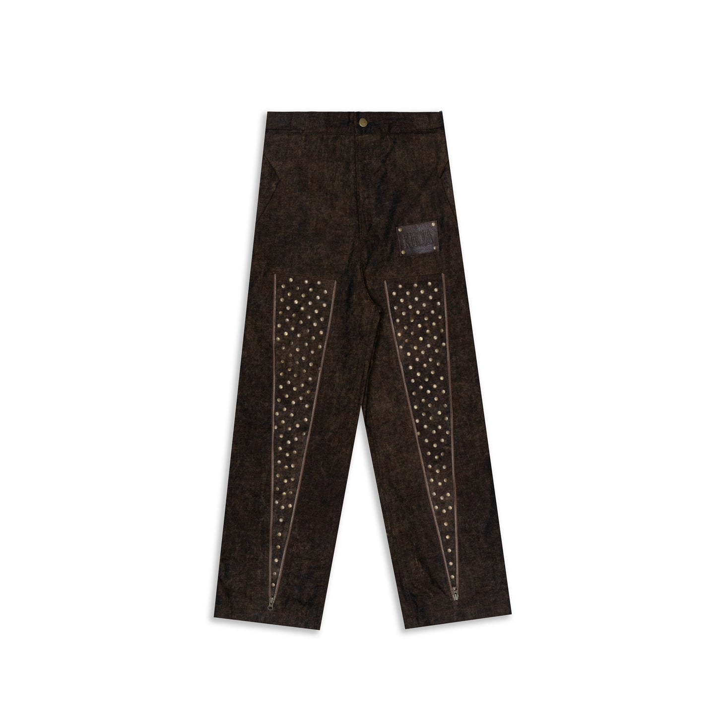 BRASS BOUND ACIDWASH PANTS