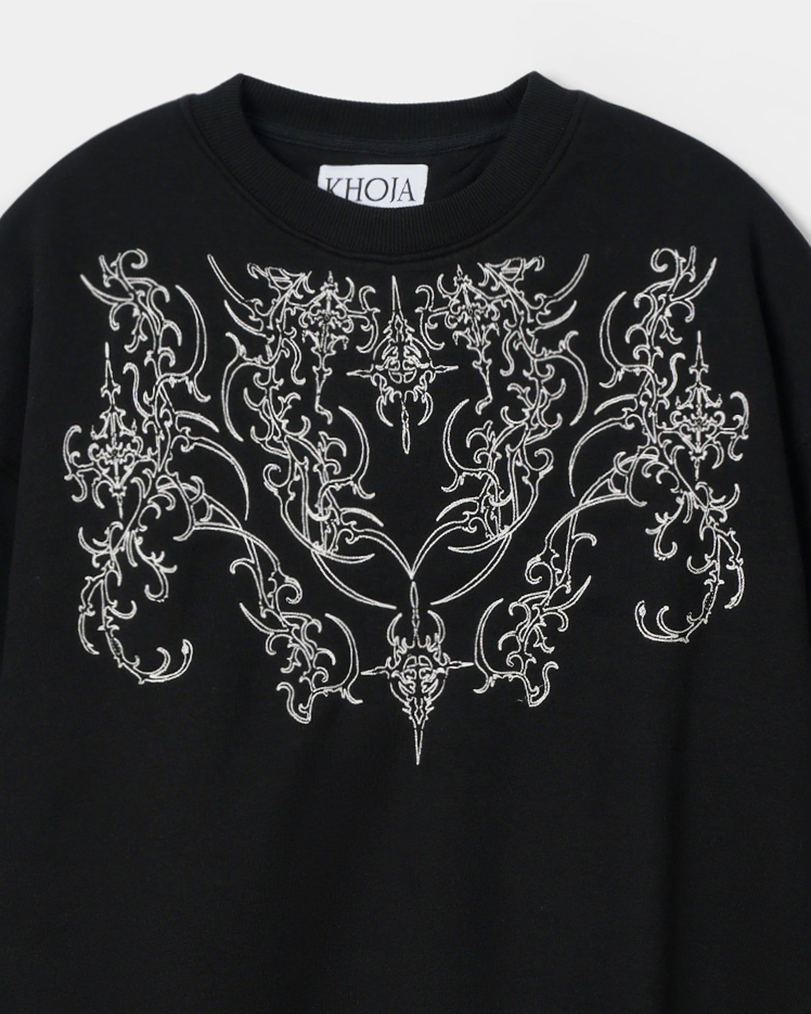 BLACK PHANTOM VEIN SWEATSHIRT - Khoja.co