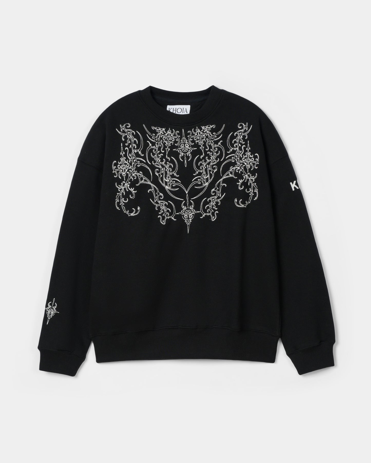 BLACK PHANTOM VEIN SWEATSHIRT - Khoja.co