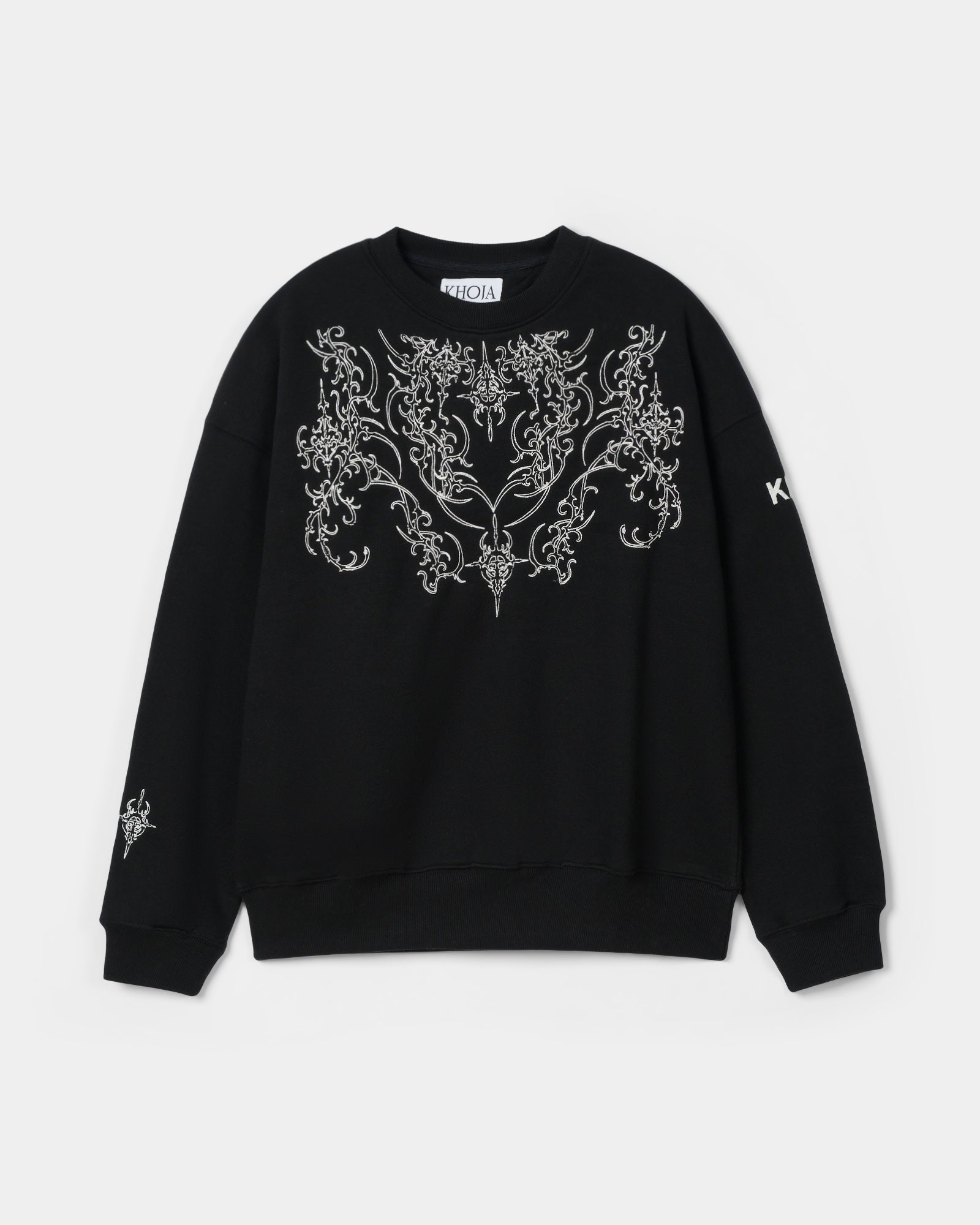 BLACK PHANTOM VEIN SWEATSHIRT - Khoja.co
