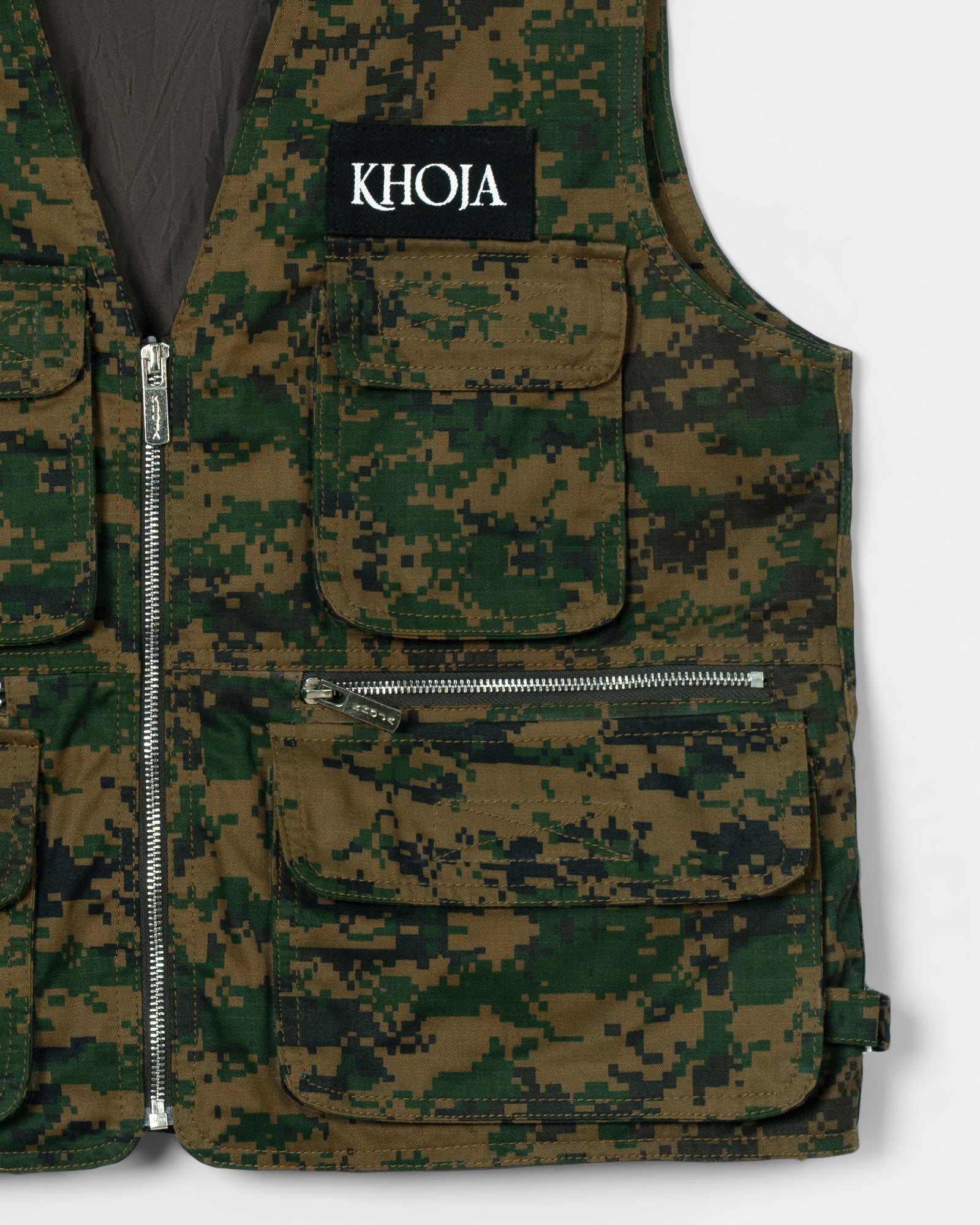 CAMOUFLAGE UTILITY VEST - Khoja.co