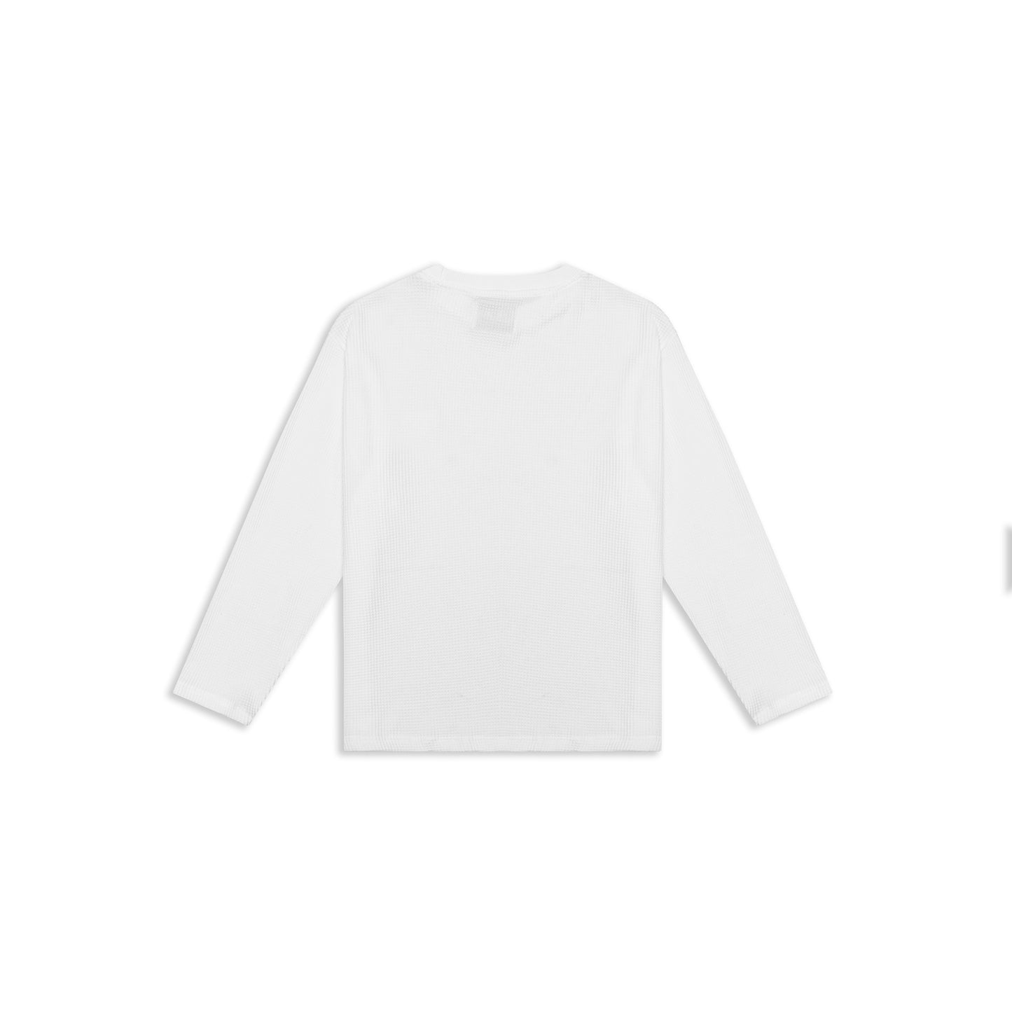 WHITE THERMAL KHOJA CREWNECK