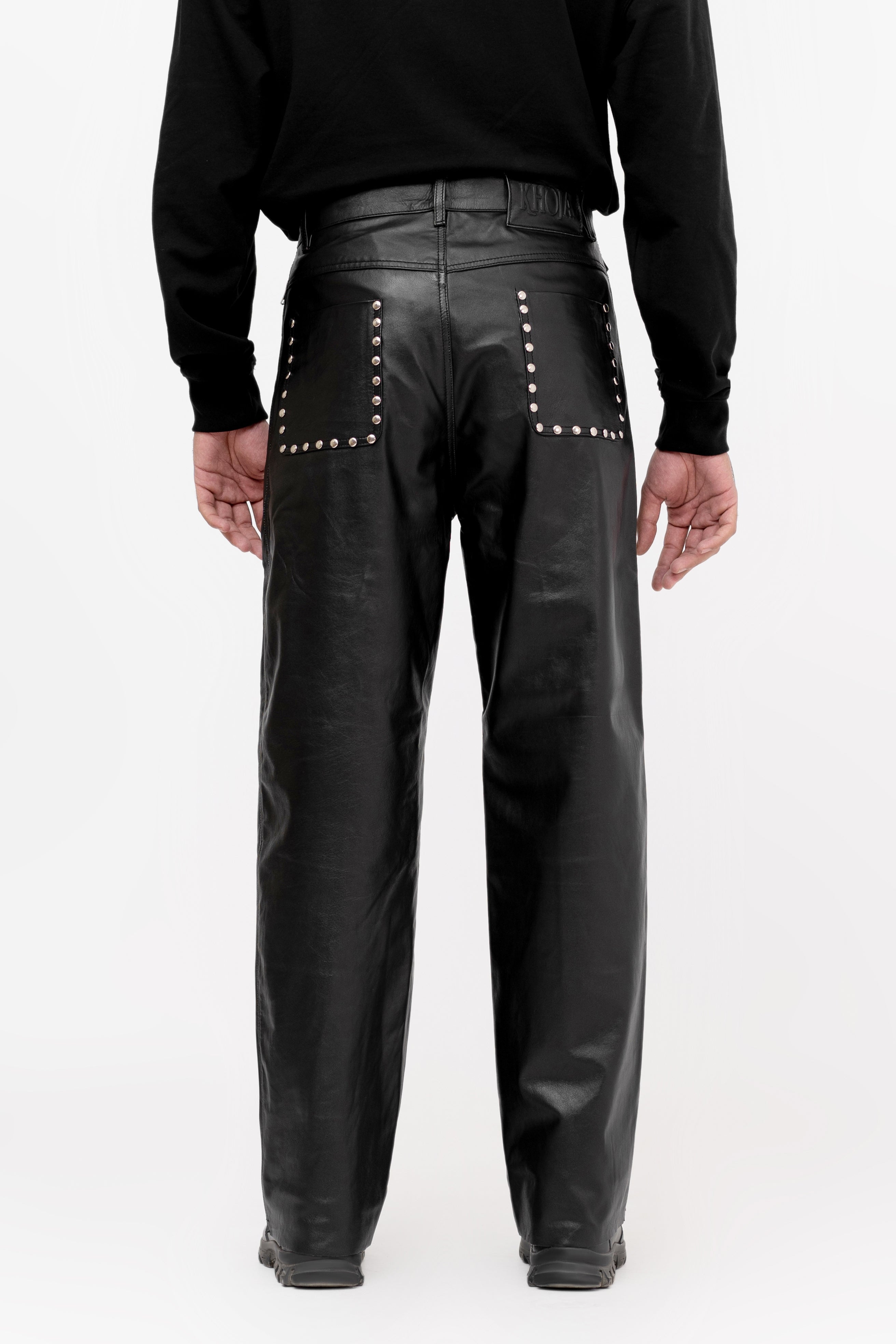 "Equinox Wrangler" Leather Pants