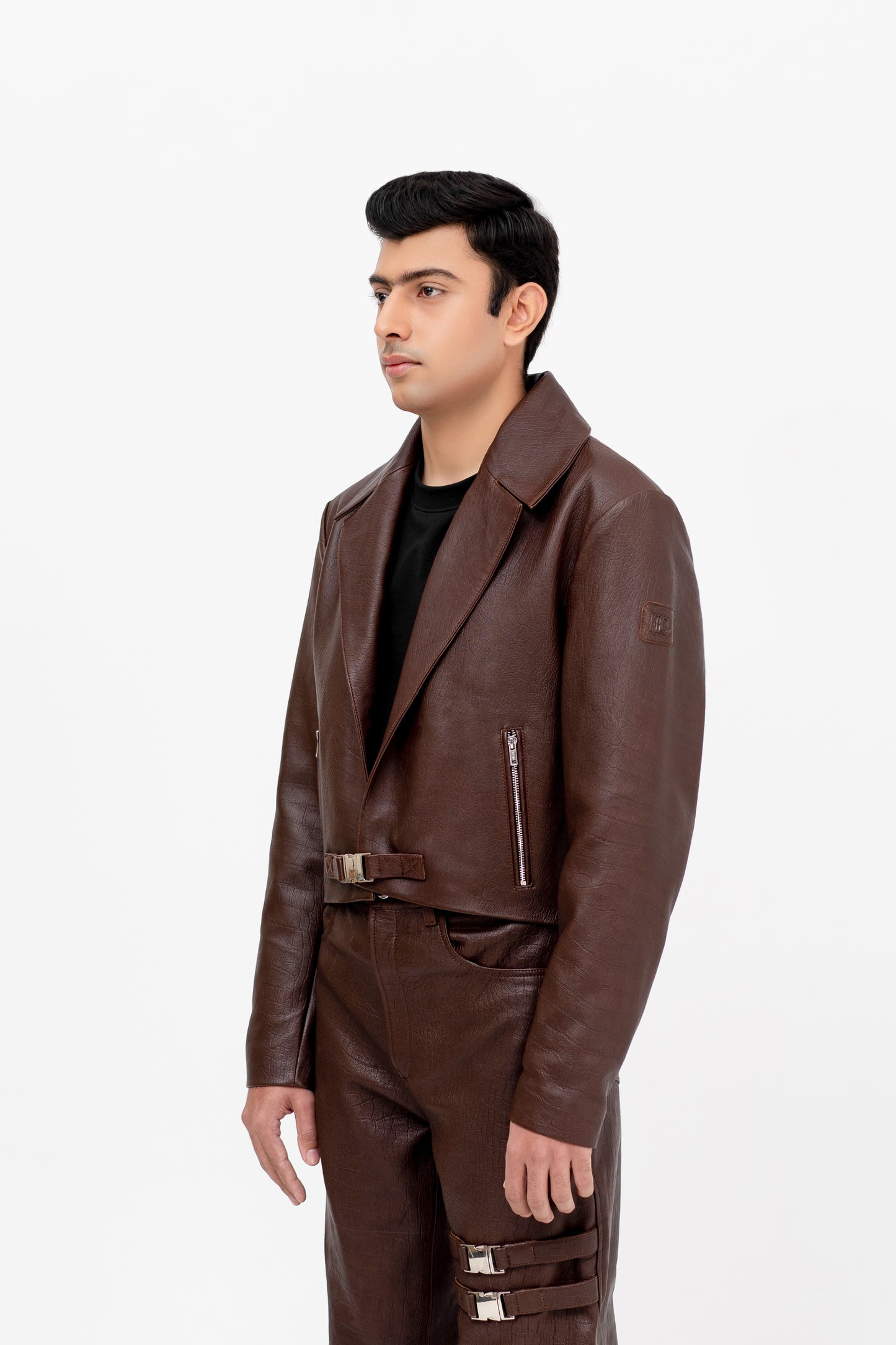 “Aureate Fastenings" The Regal Sheepskin Jacket - Khoja.co