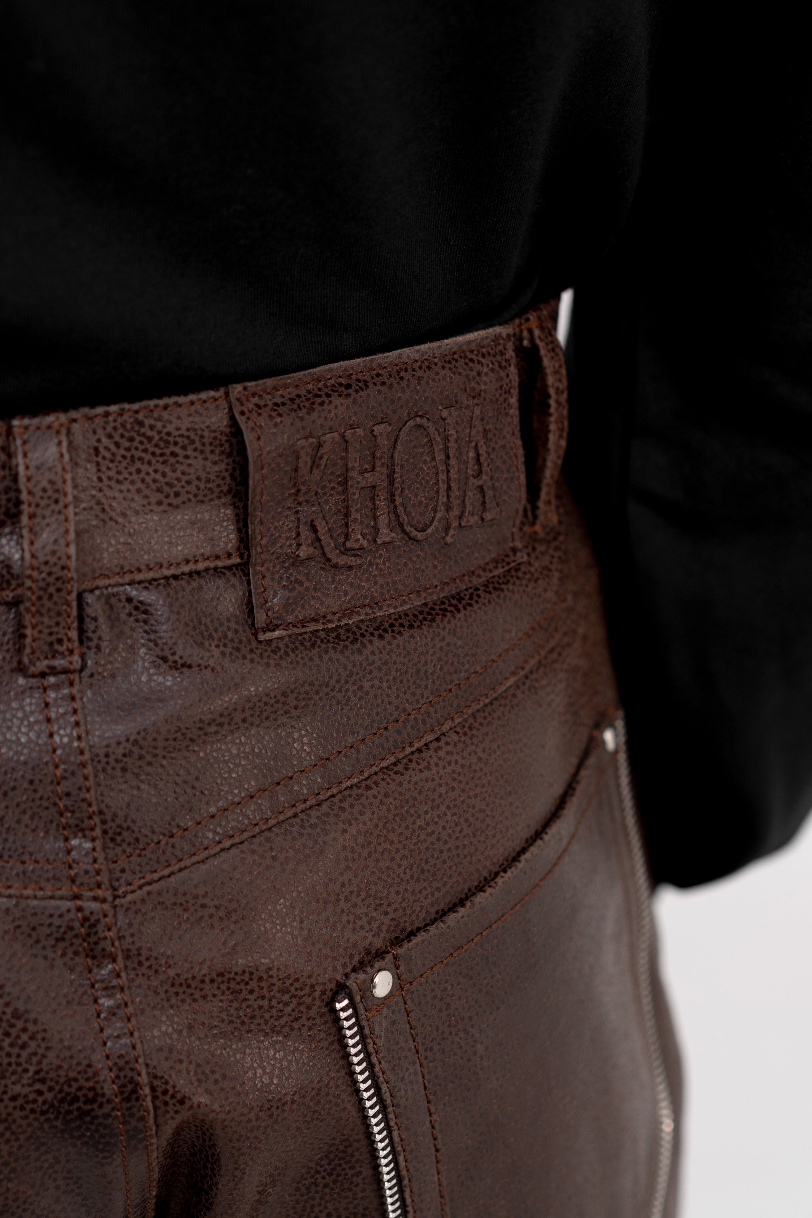 “ZIPPORA KALEIDOSCOPE” Kashmira Leather Pants