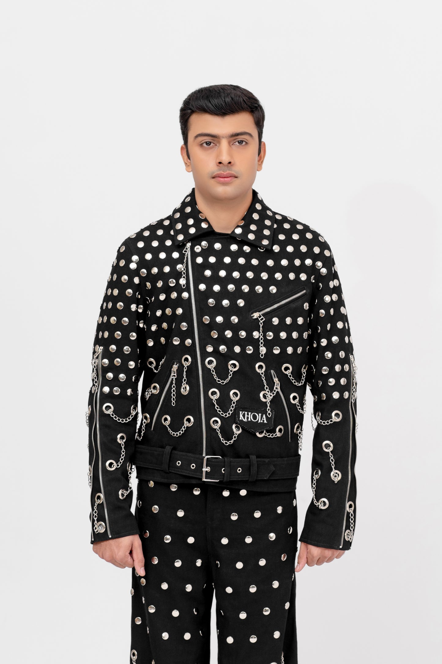 "Buttoned Blast Ensemble" Fiber Jacket - Khoja.co