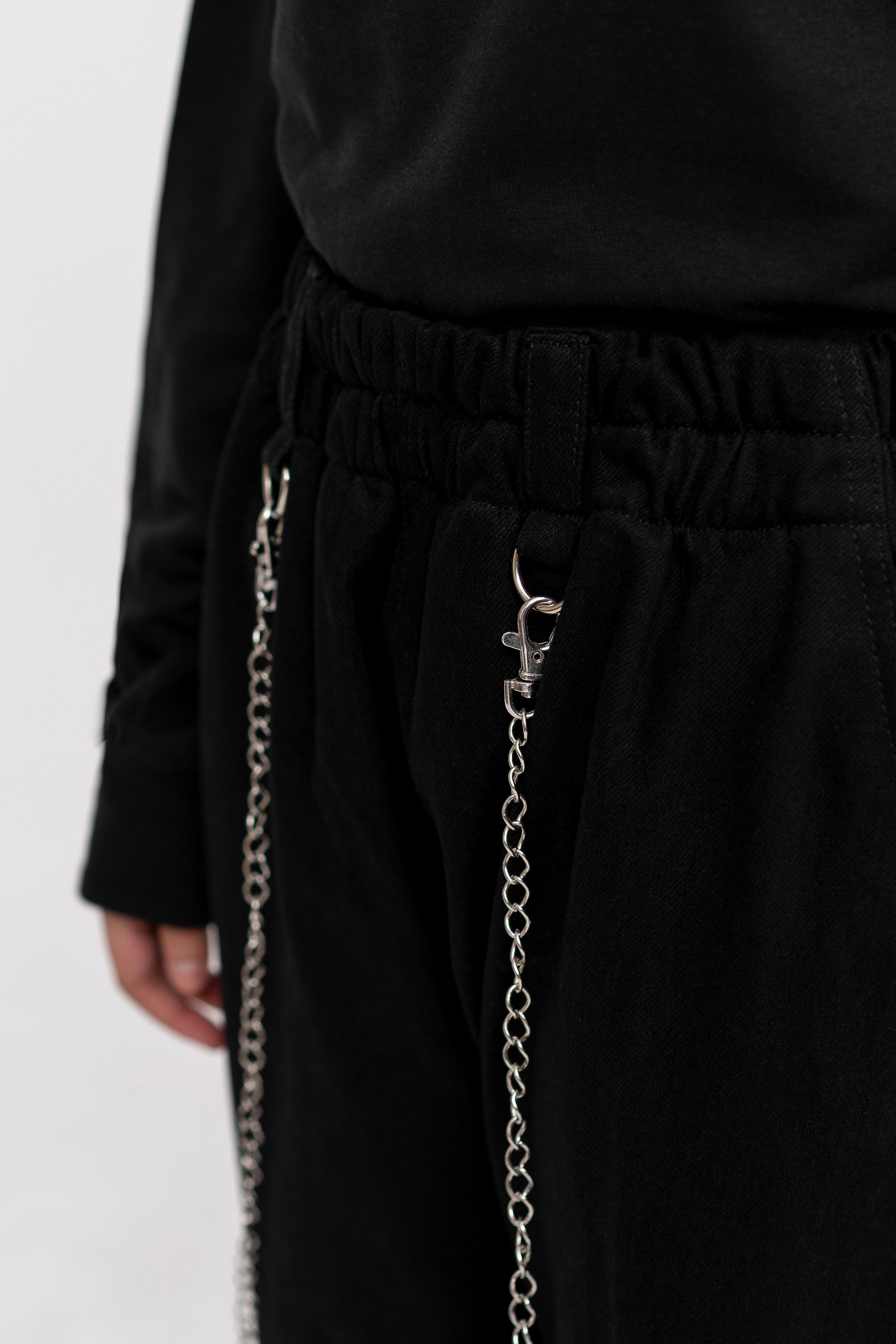 “Midnight Loom" Woven Cotton Trousers