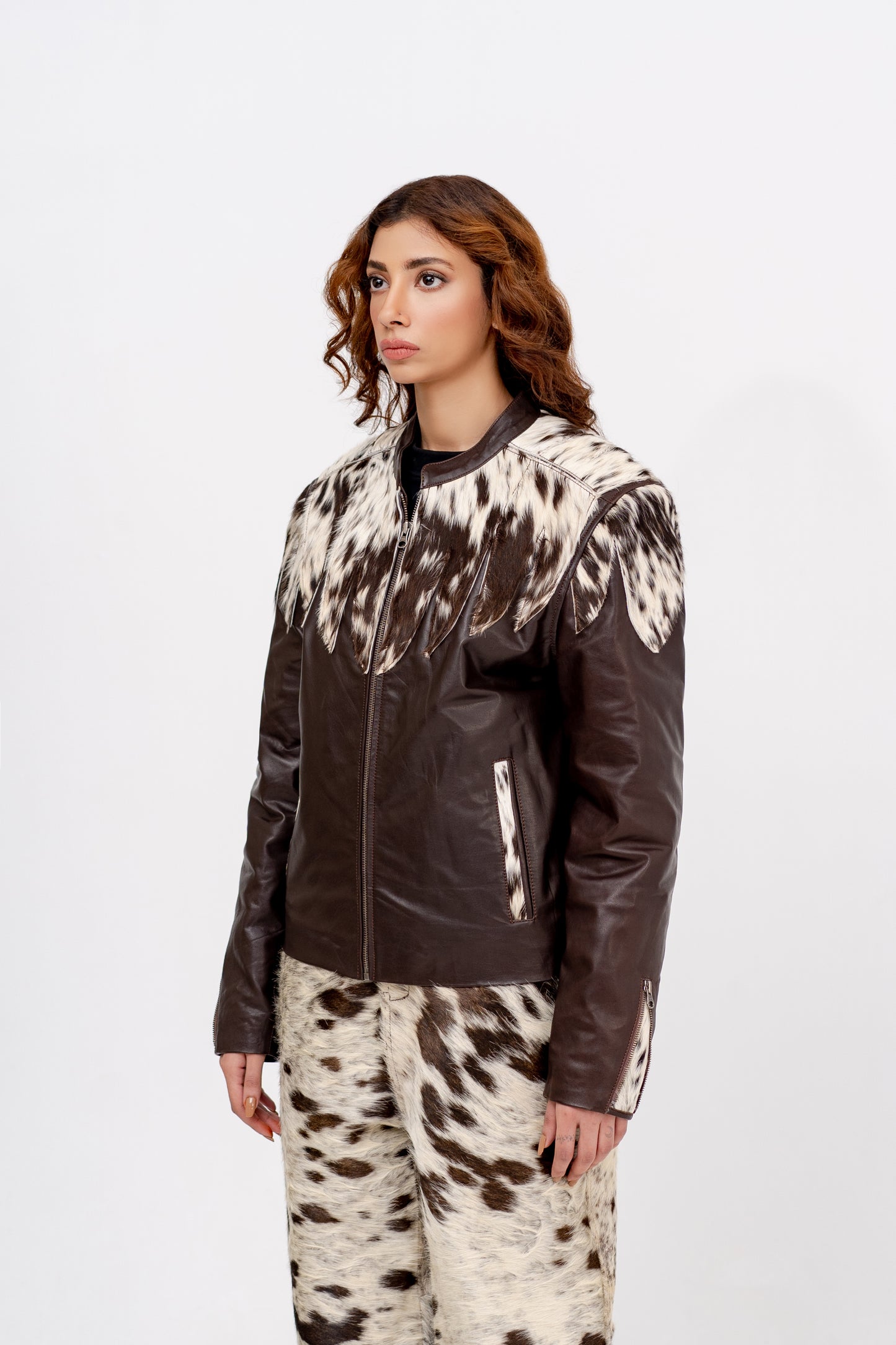 “The Majestic Mirage" Leather Jacket - Khoja.co