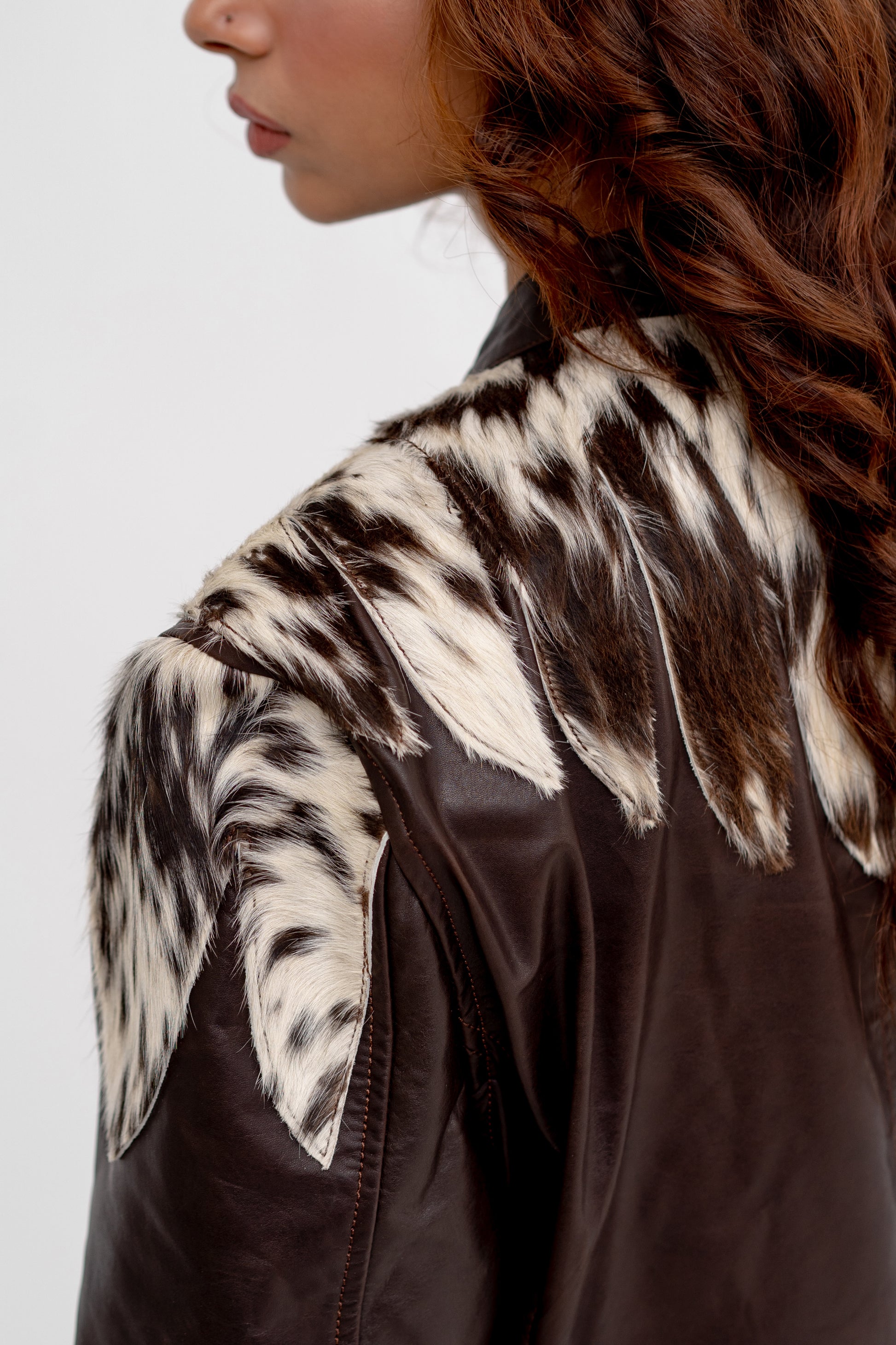 “The Majestic Mirage" Leather Jacket - Khoja.co