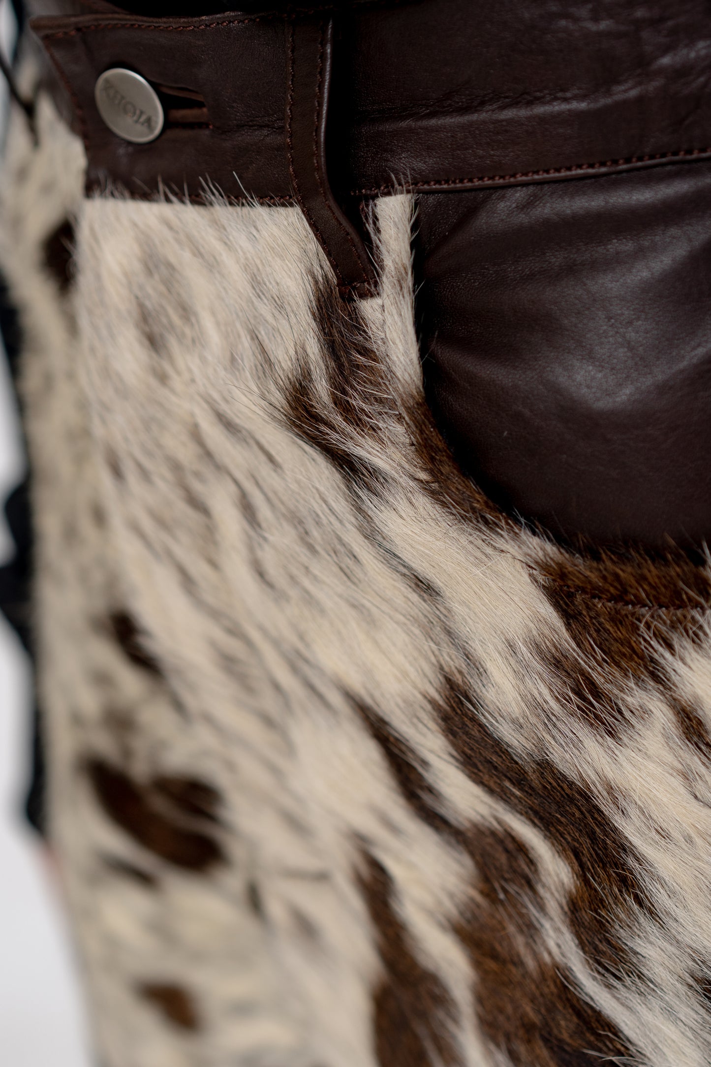 “The Majestic Mirage" Hair-on Leather Pants - Khoja.co