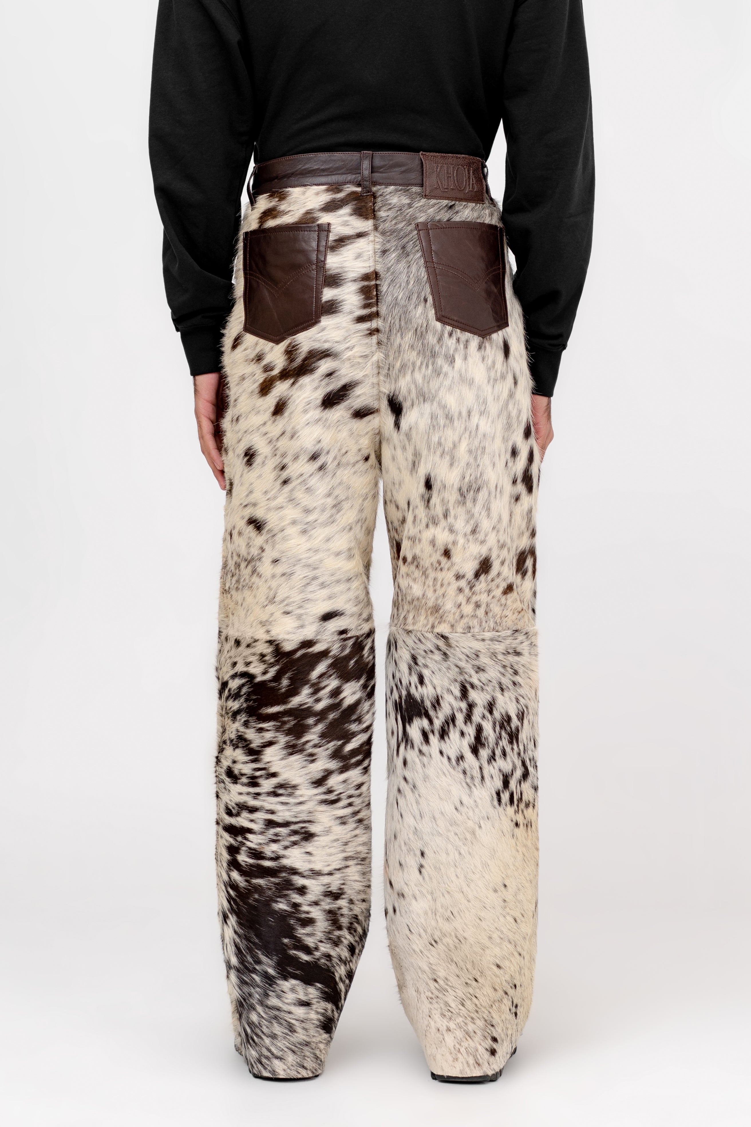 “The Majestic Mirage" Hair-on Leather Pants