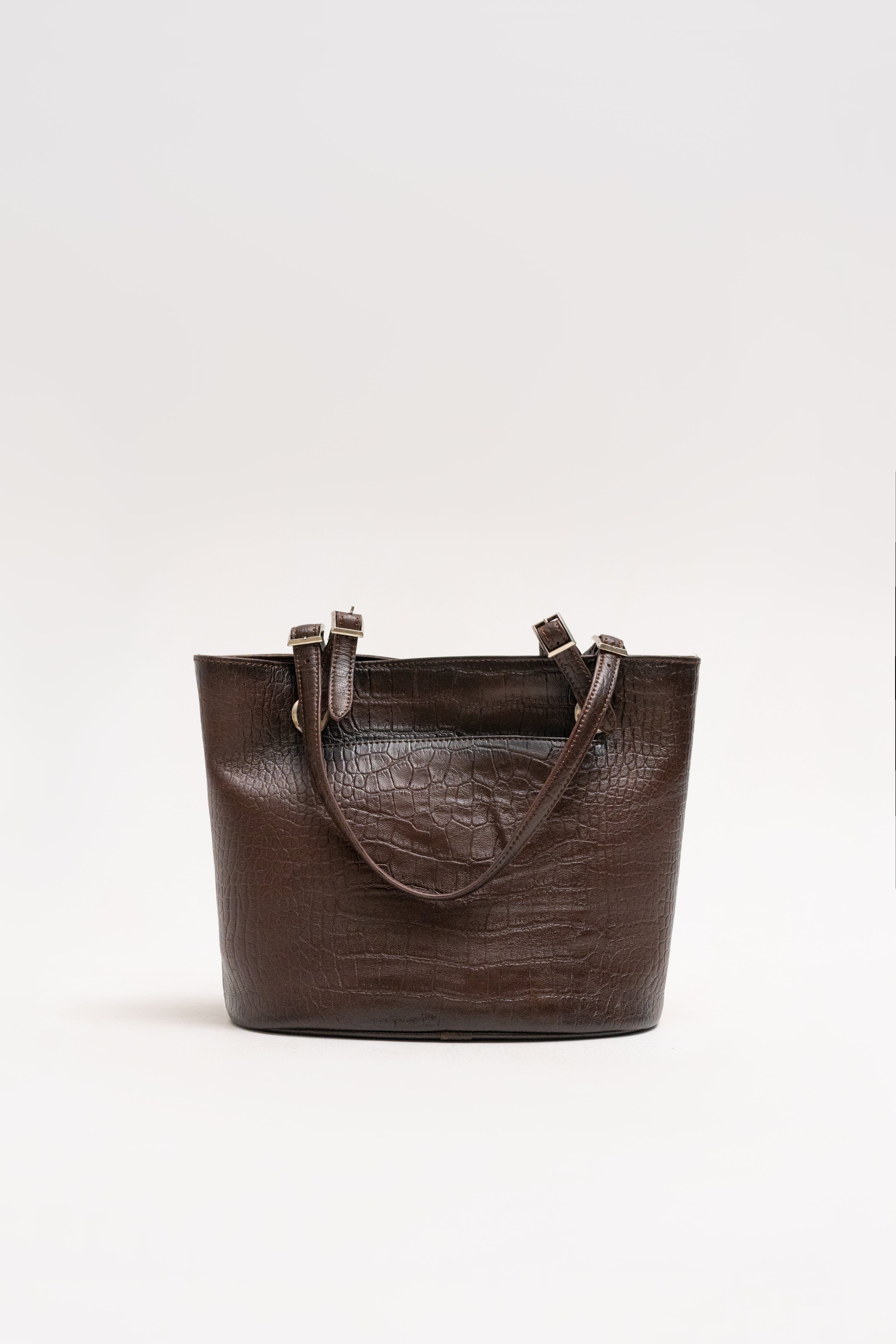 "Urban Neutrals" Leather Hand Bag