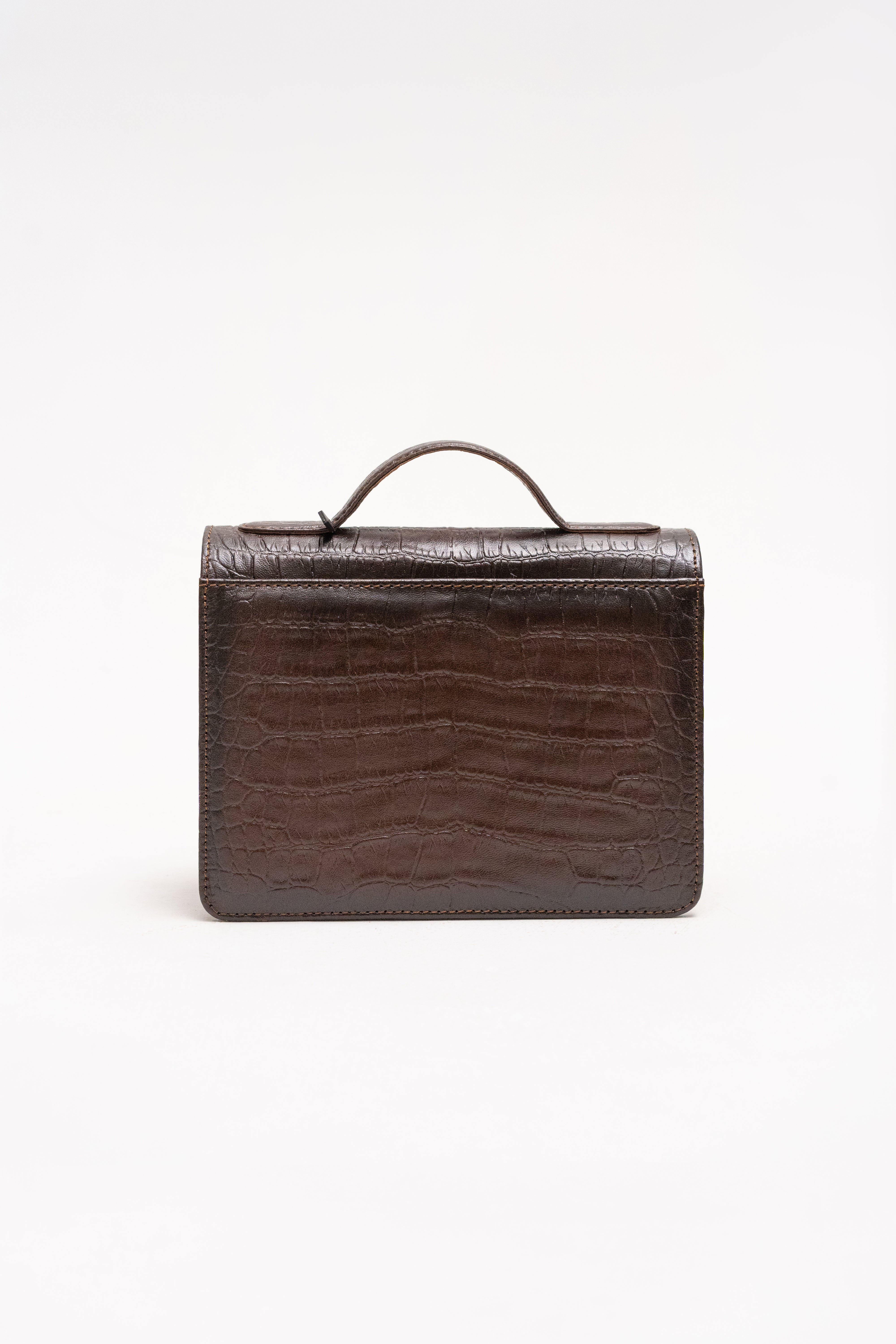 “Saddle Serenade” Leather Briefcase