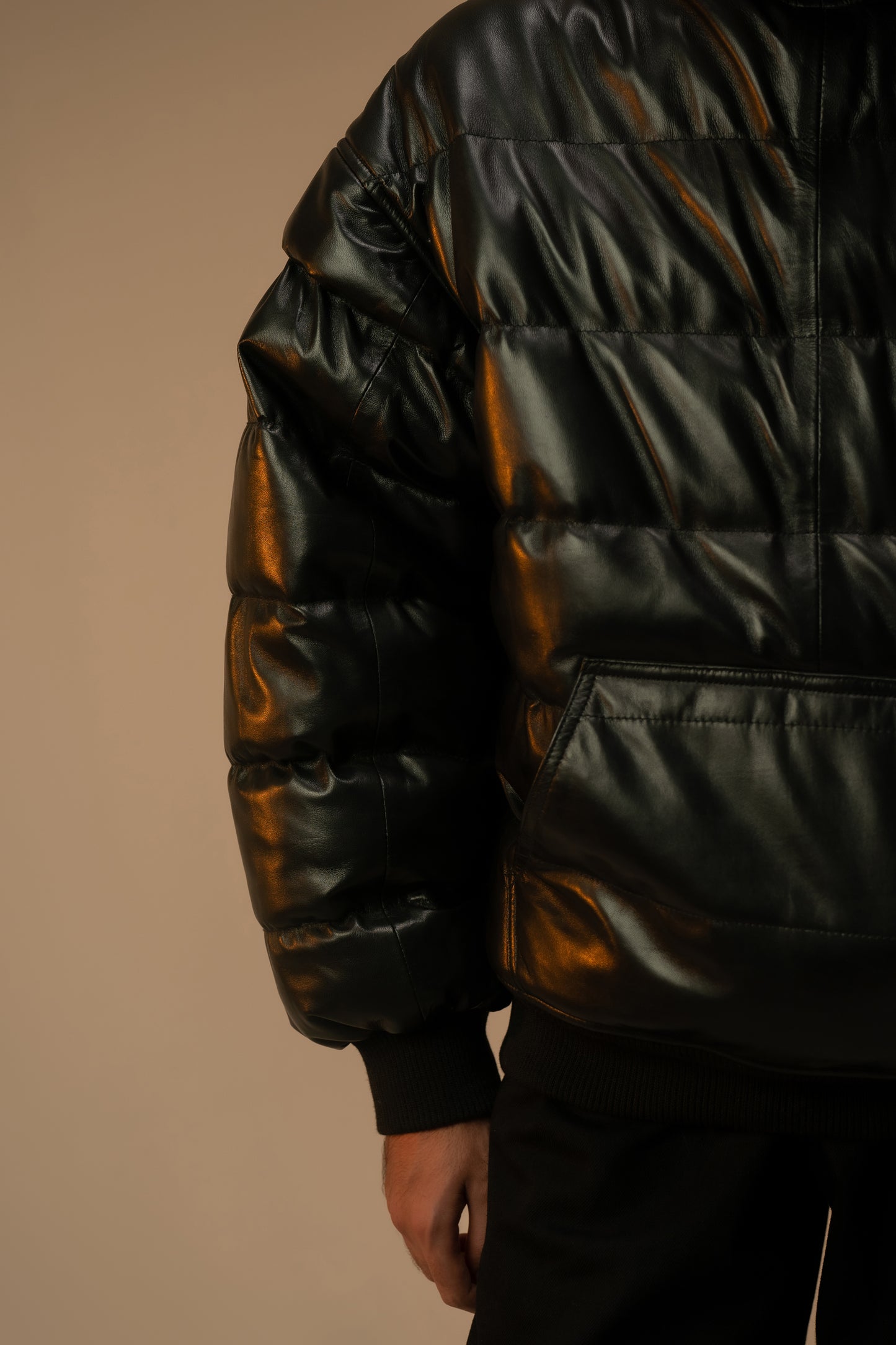 PHANTOM LEATHER HOODIE