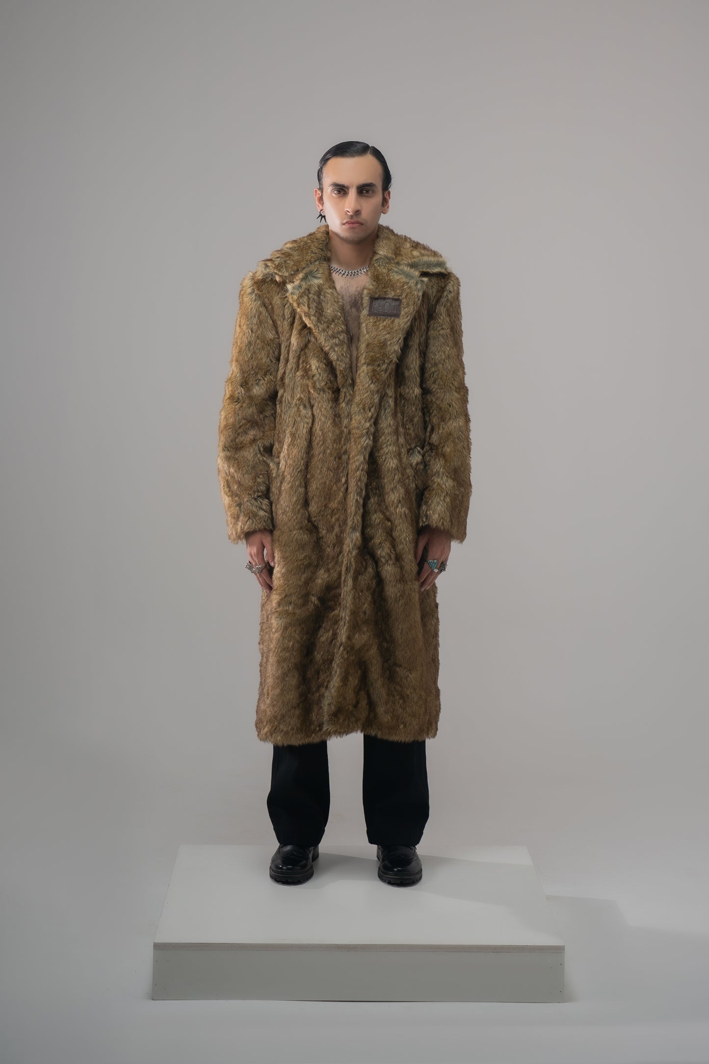 BROWN MAJESTY FUR COAT