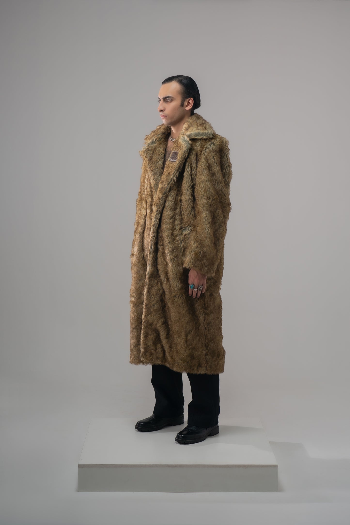 BROWN MAJESTY FUR COAT