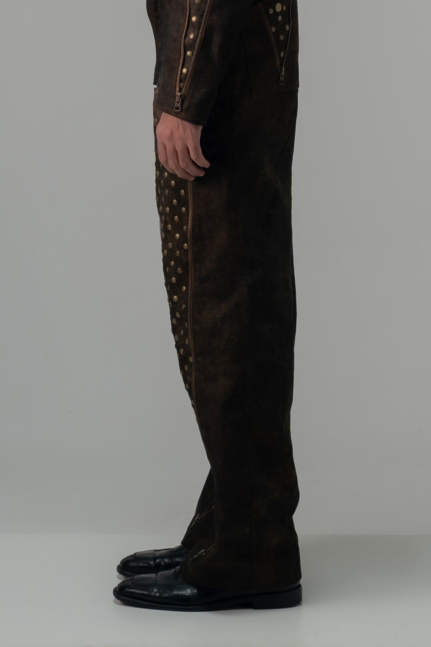 BRASS BOUND ACIDWASH PANTS