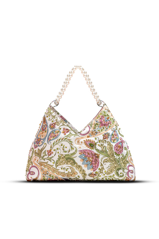 PAISLEY CHARM SILK BAG